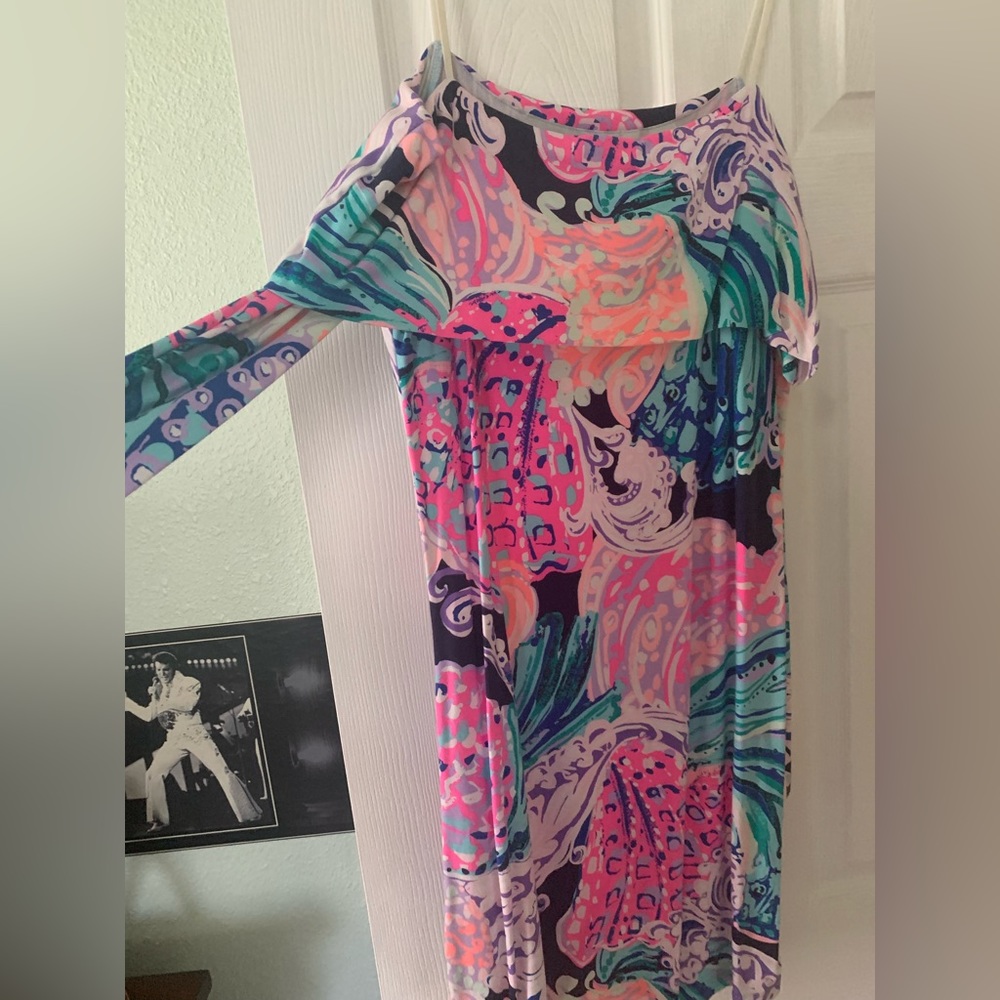 Lilly Pulitzer dress, size medium and multi colored
